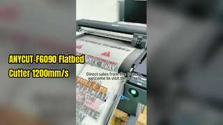 ANYCUT-F6090 60*90cm Flatbed Cutter 1200mm/s for Adhesive Stickers/Packaging Materials