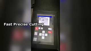 High speed servo motor die cutting machine with double-head carriages