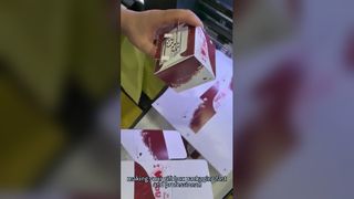 Anycut SVD370 gift box packaging cutting demo