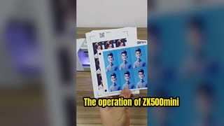 The operation of ZK500mini